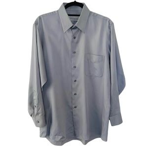 🌴 Geoffrey Beene Grey Long Sleeve Button Down Shirt